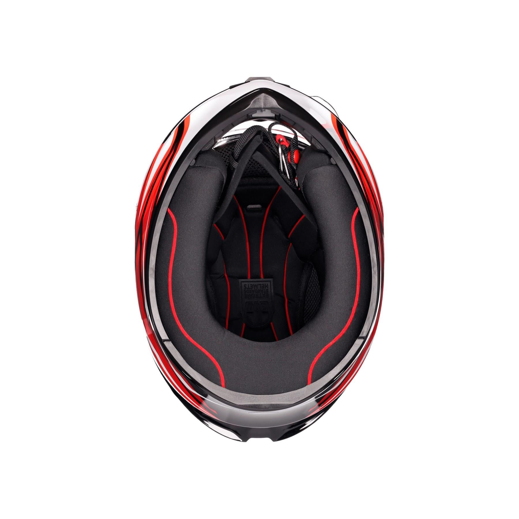 Agv K1S Lion Black Red White Configuration Kapalı Kask