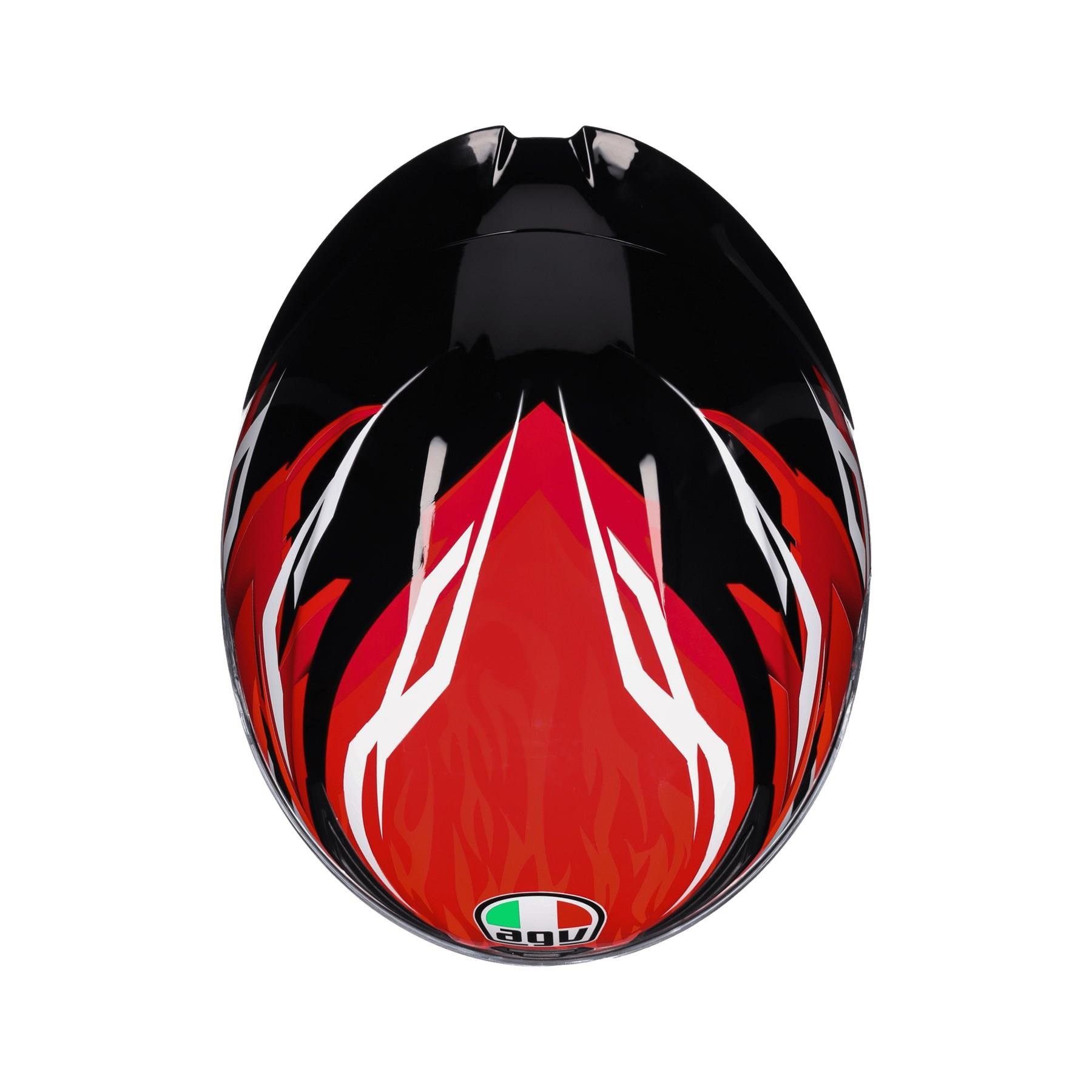 Agv K1S Lion Black Red White Configuration Kapalı Kask