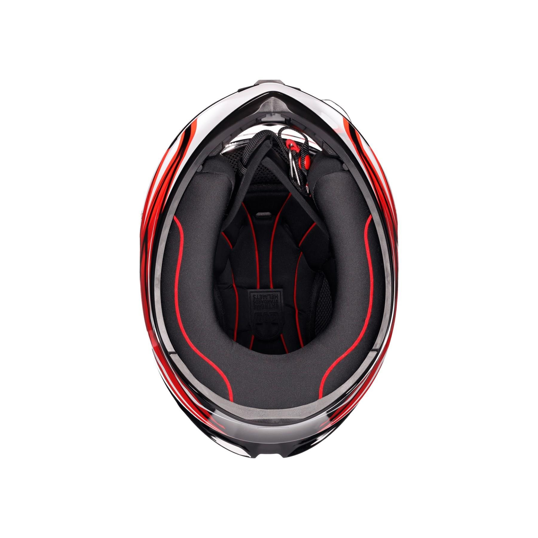 Agv K1S Lion Black Red White Configuration Kapalı Kask