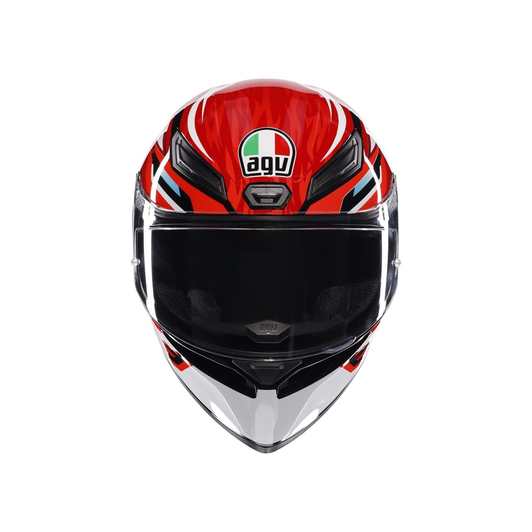 Agv K1S Lion Black Red White Configuration Kapalı Kask