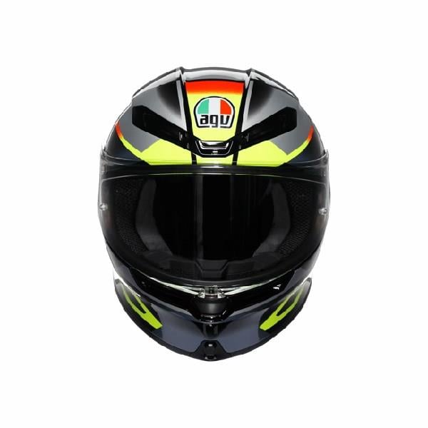 AGV KASK/K6 S MPLK ERAZER BLACK/RED YELLOW FLUO