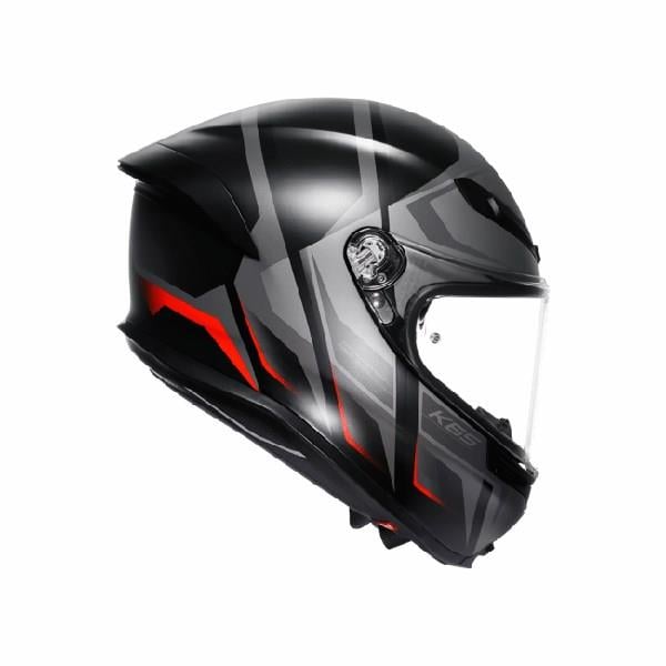 AGV KASK/K6 S MPLK KARVE MATT BLK GREY RED