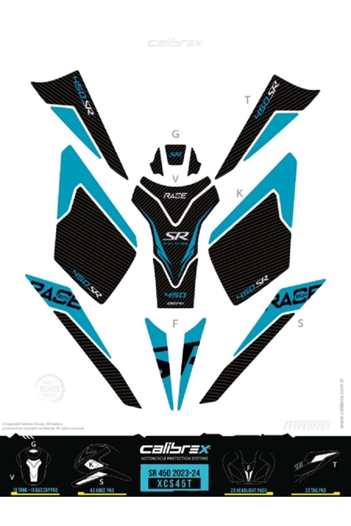 CALİBREX CFMOTO 450SR TANK PAD FULL SET XCS45T