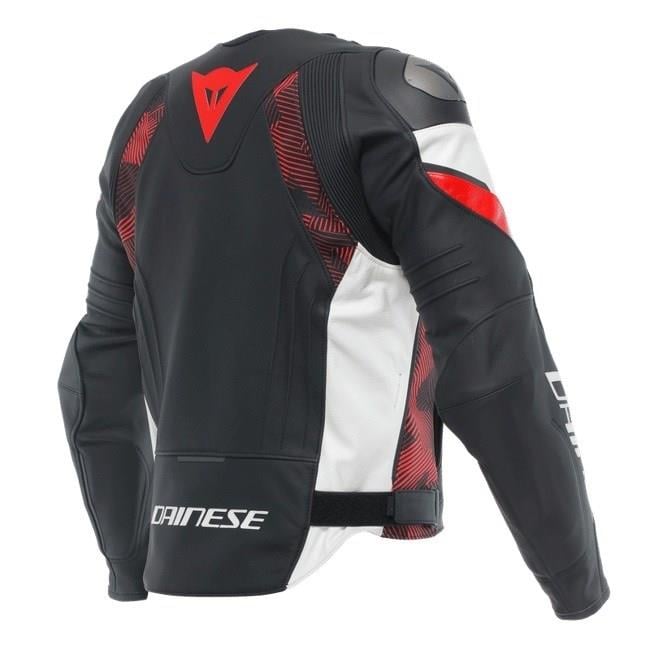 Dainese Avro 5 Blk Red Lava White Deri Mont