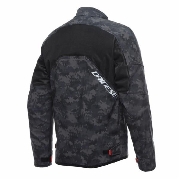 Dainese İgnite Camo Gray Black Fluo Red Air Tekstil Mont