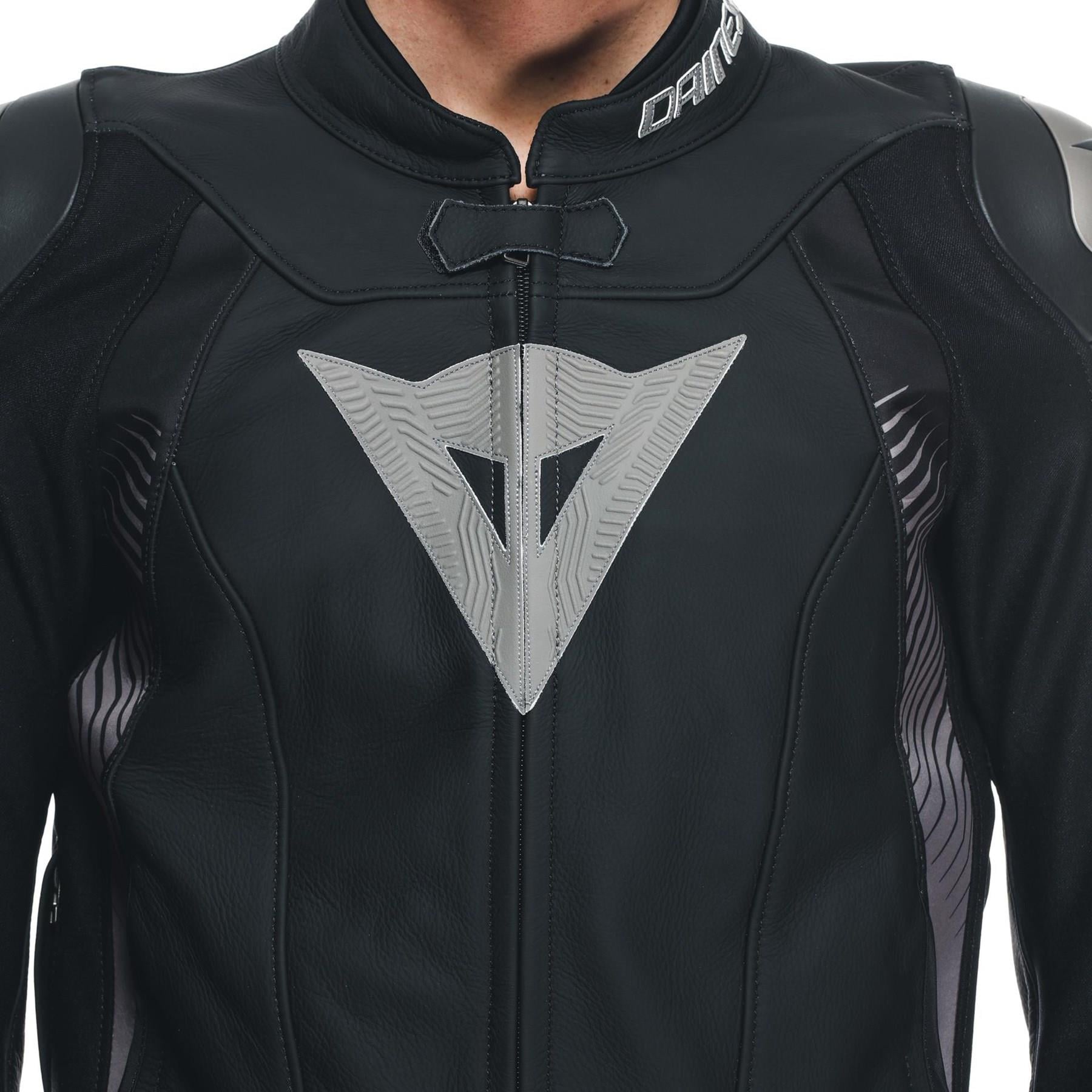 Dainese Super Speed 4 Black Matt Charcoal Gray Deri Mont