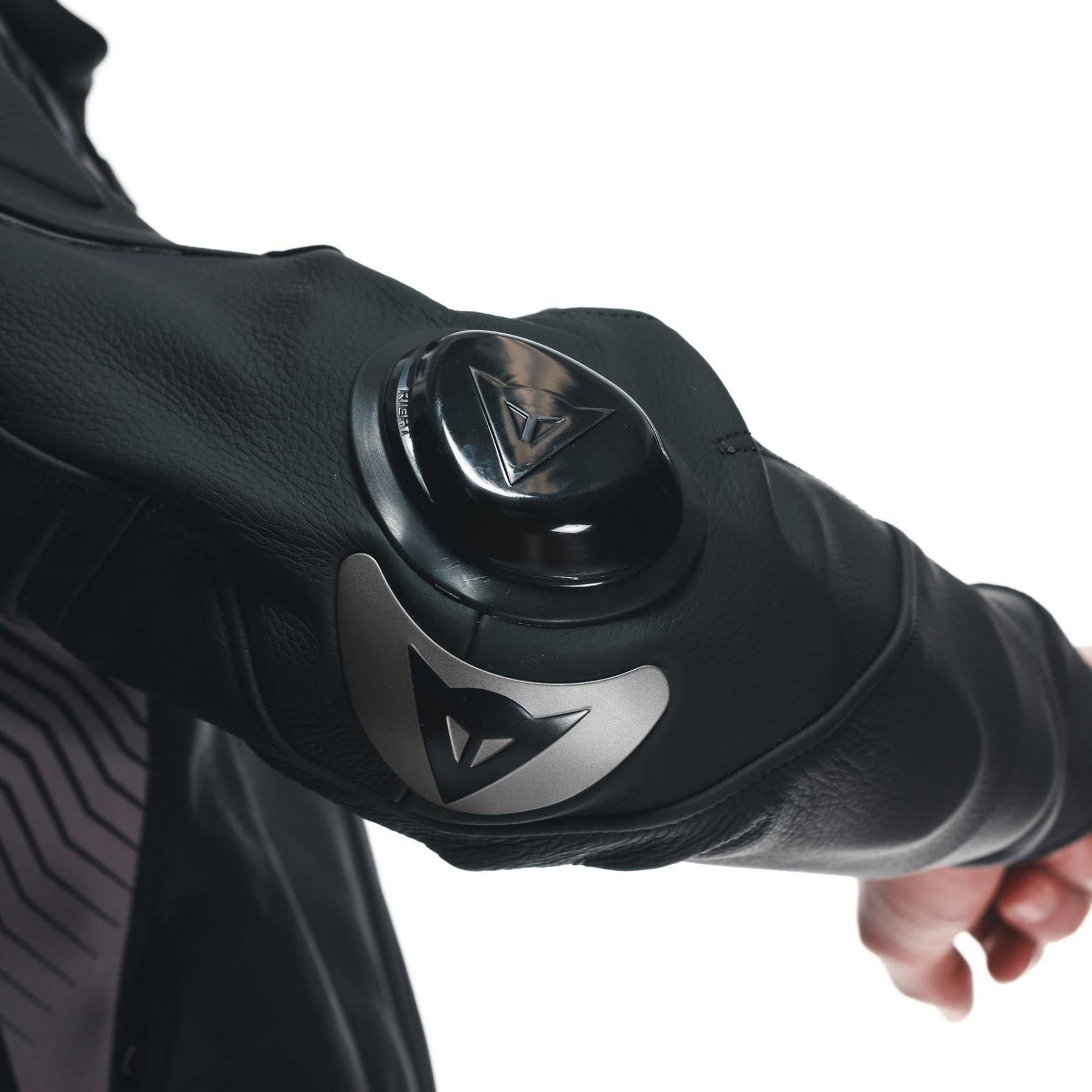 Dainese Super Speed 4 Black Matt Charcoal Gray Deri Mont