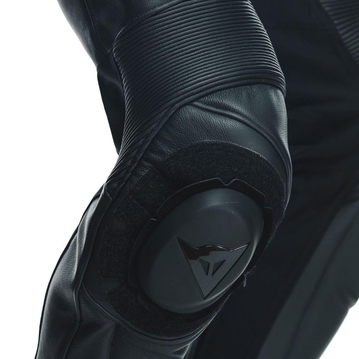 DAINESE TOSA 1 PCS LEATHER SUIT PERF. BLACK BLACK WHITE