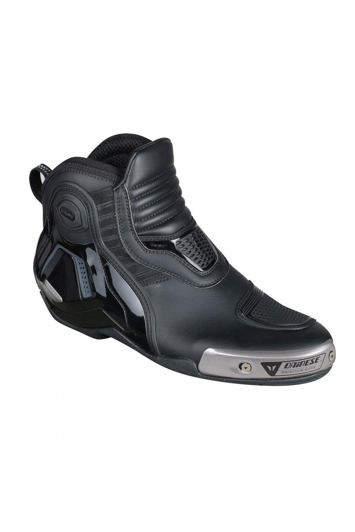 Dyno D1 Shoes Black Anthracite Motorcu Botu