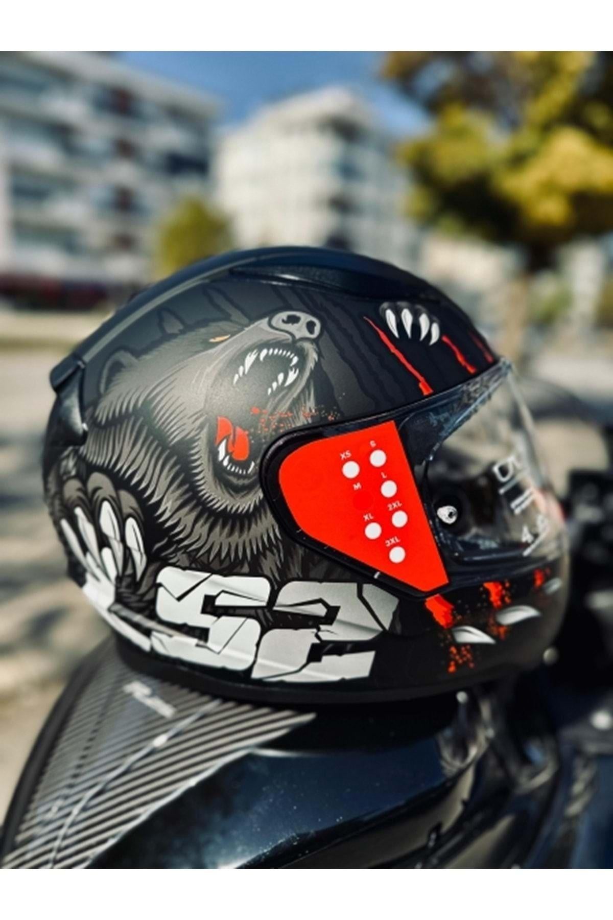 Rapid 2 Clawn Mat Siyah-gri-kırmızı Kask
