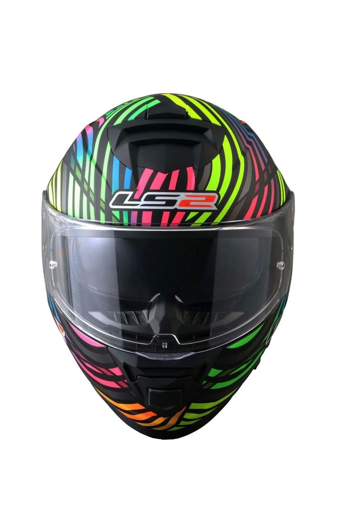 Storm 2 Power Mat Siyah-gökkuşağı Kask