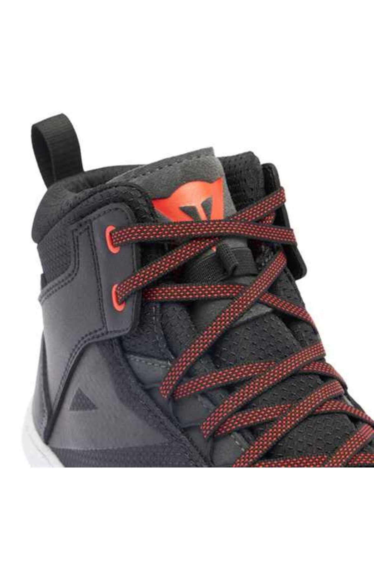 Suburb Air D-wp Motosiklet Ayakkabısı Black White Red