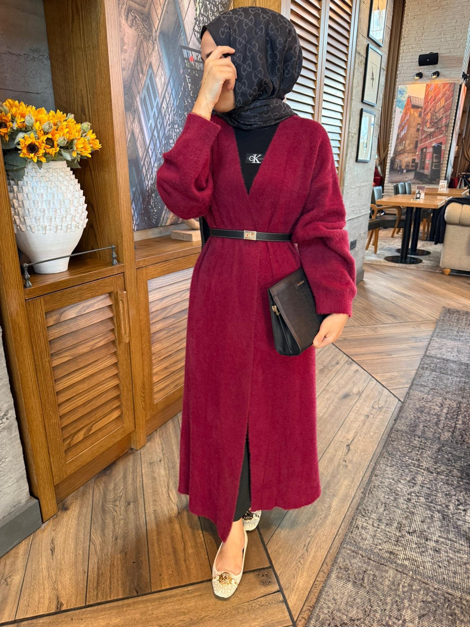 Angora Hırka | Bordo