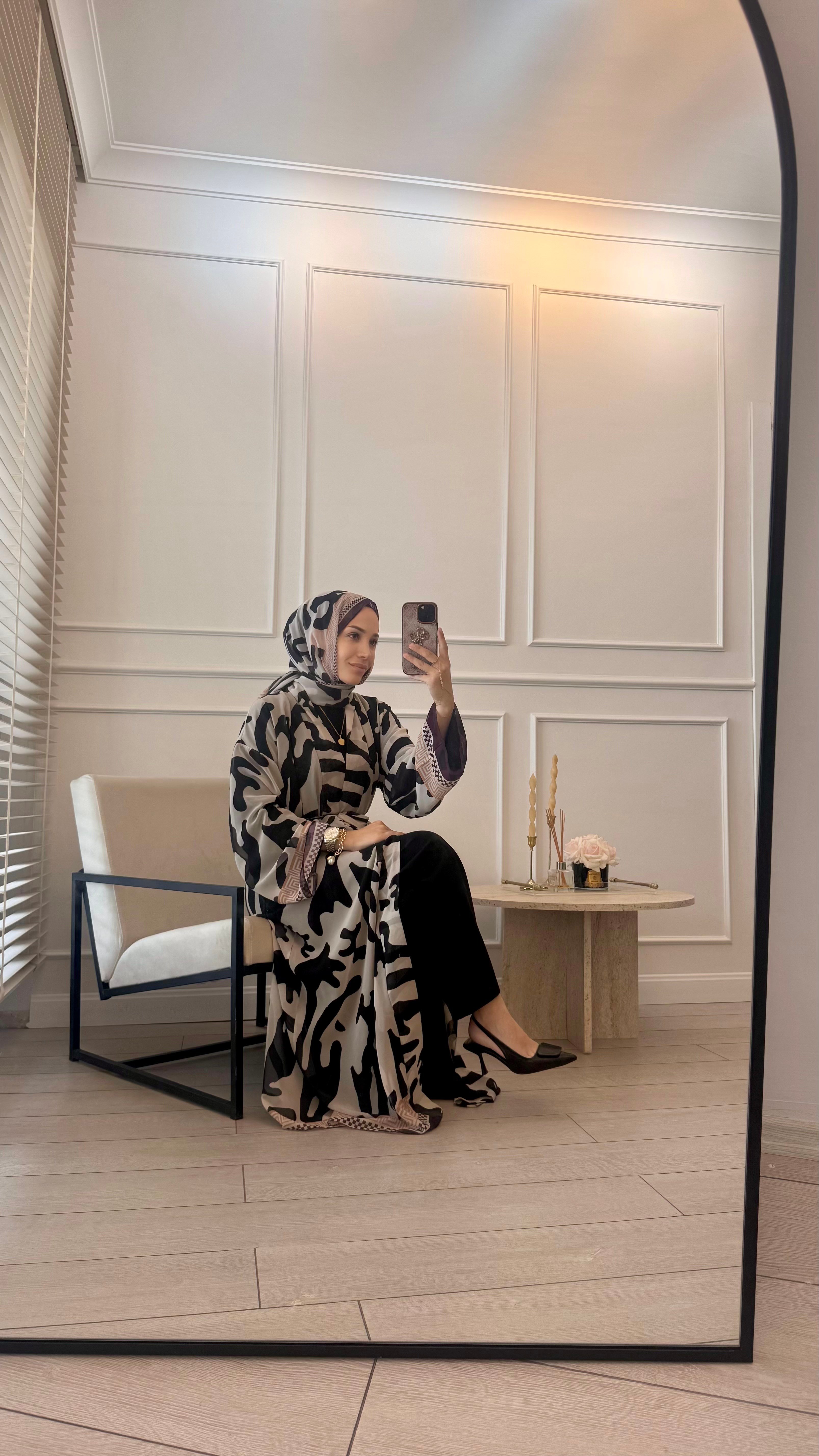 Henna abaya takım