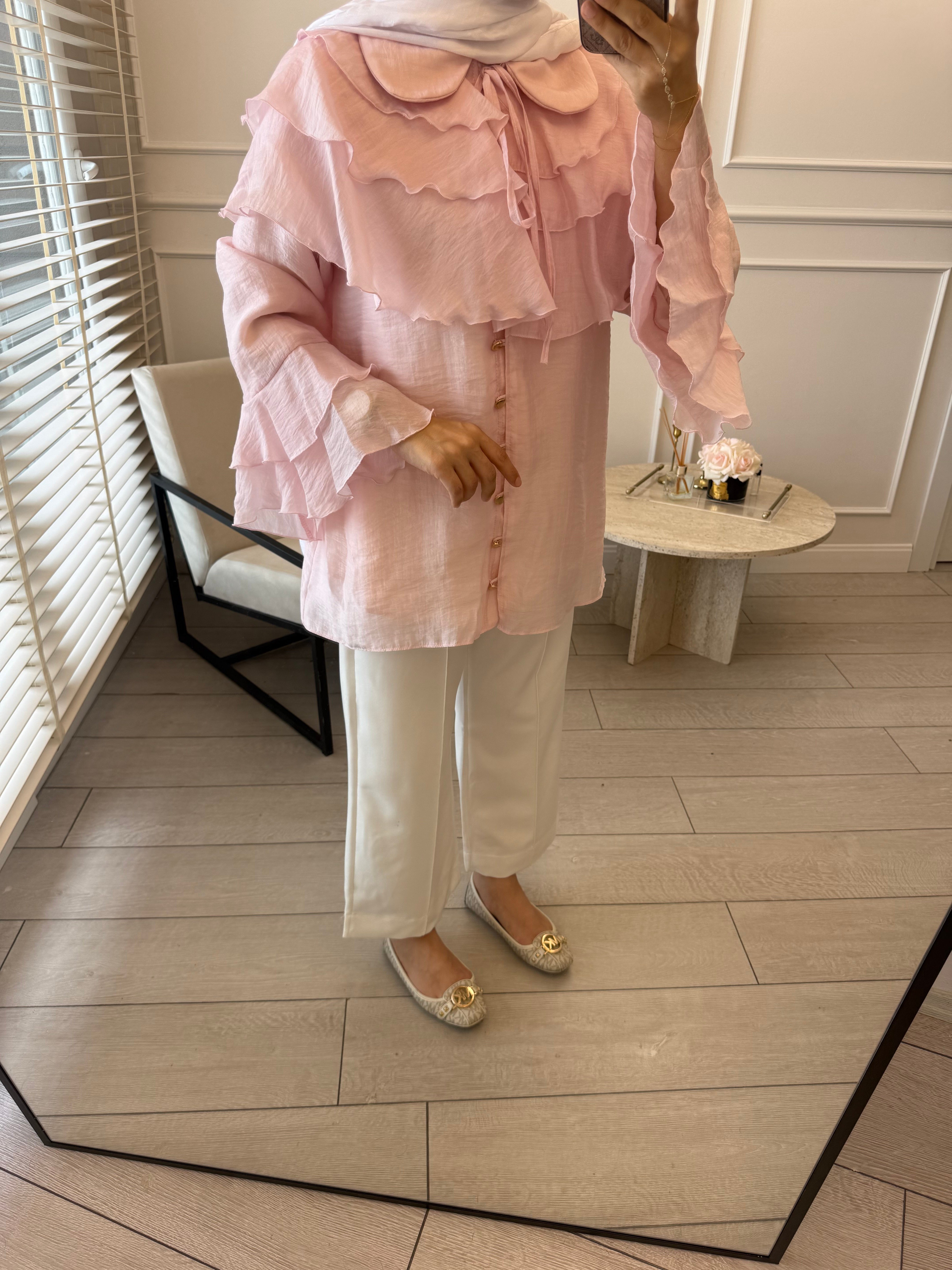 Hera gömlek-Pembe
