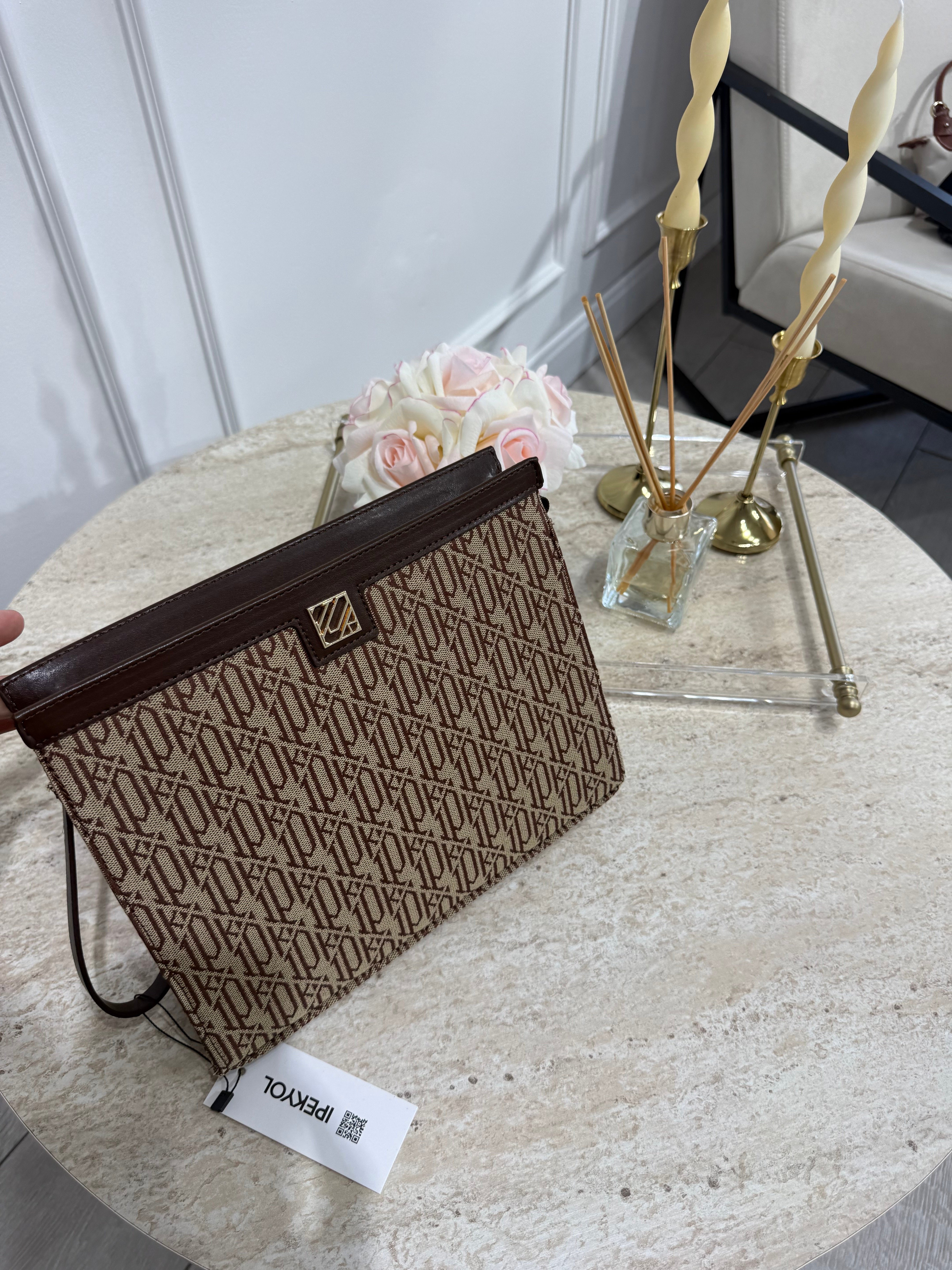 İpyl Kumaş clutch çanta