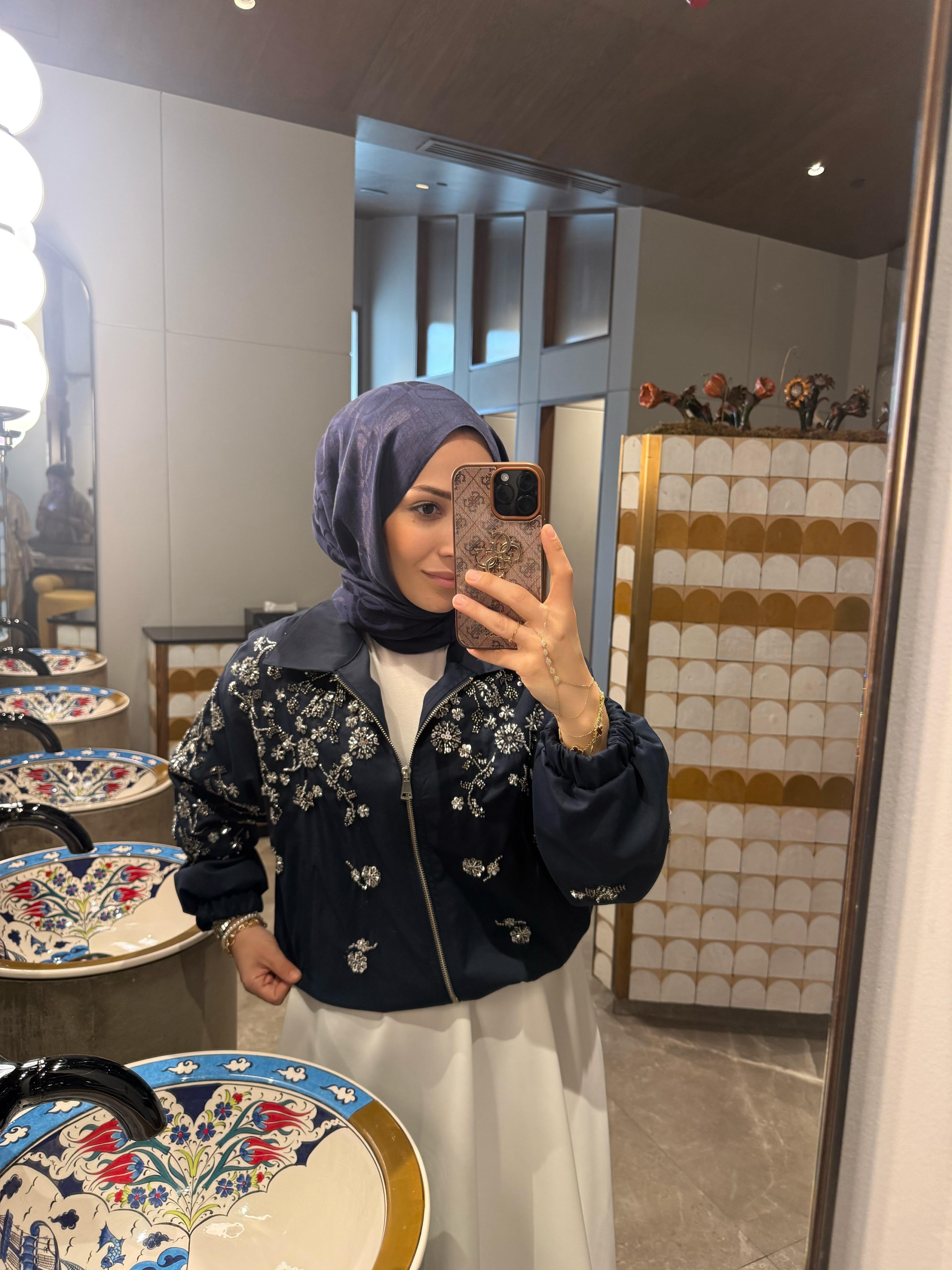 İthal işlemeli ceket 