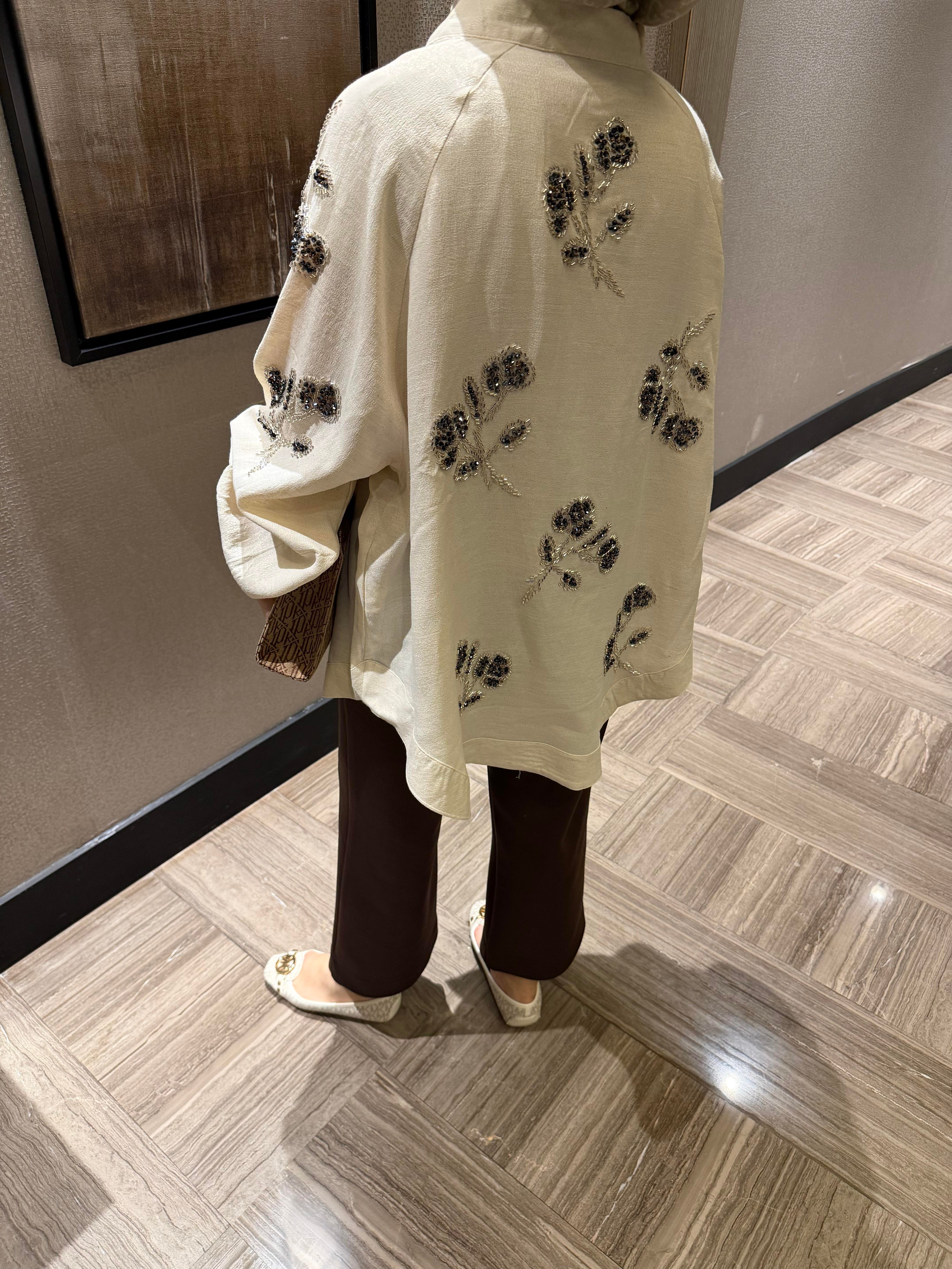 Keten işlemeli kimono