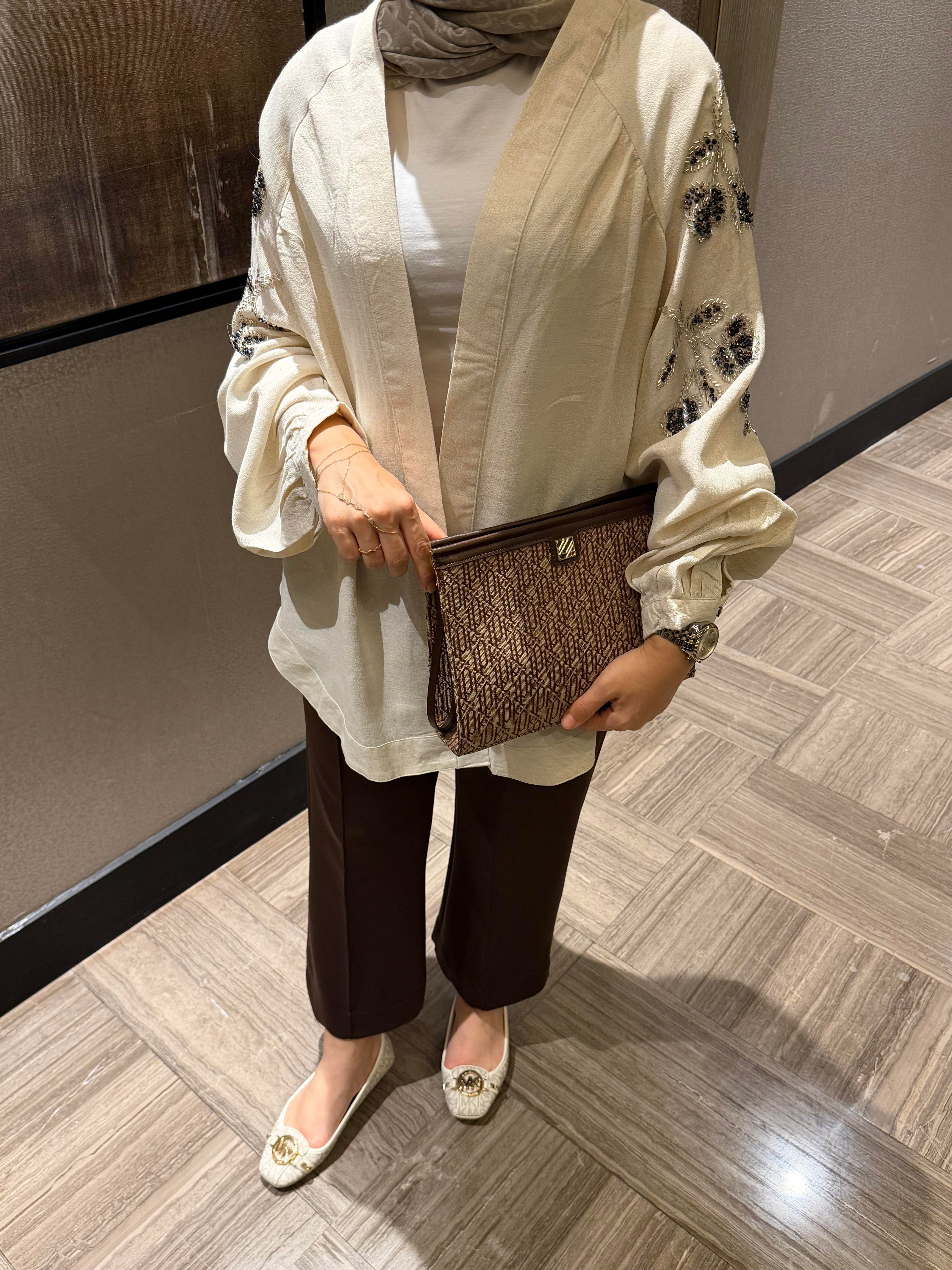 Keten işlemeli kimono