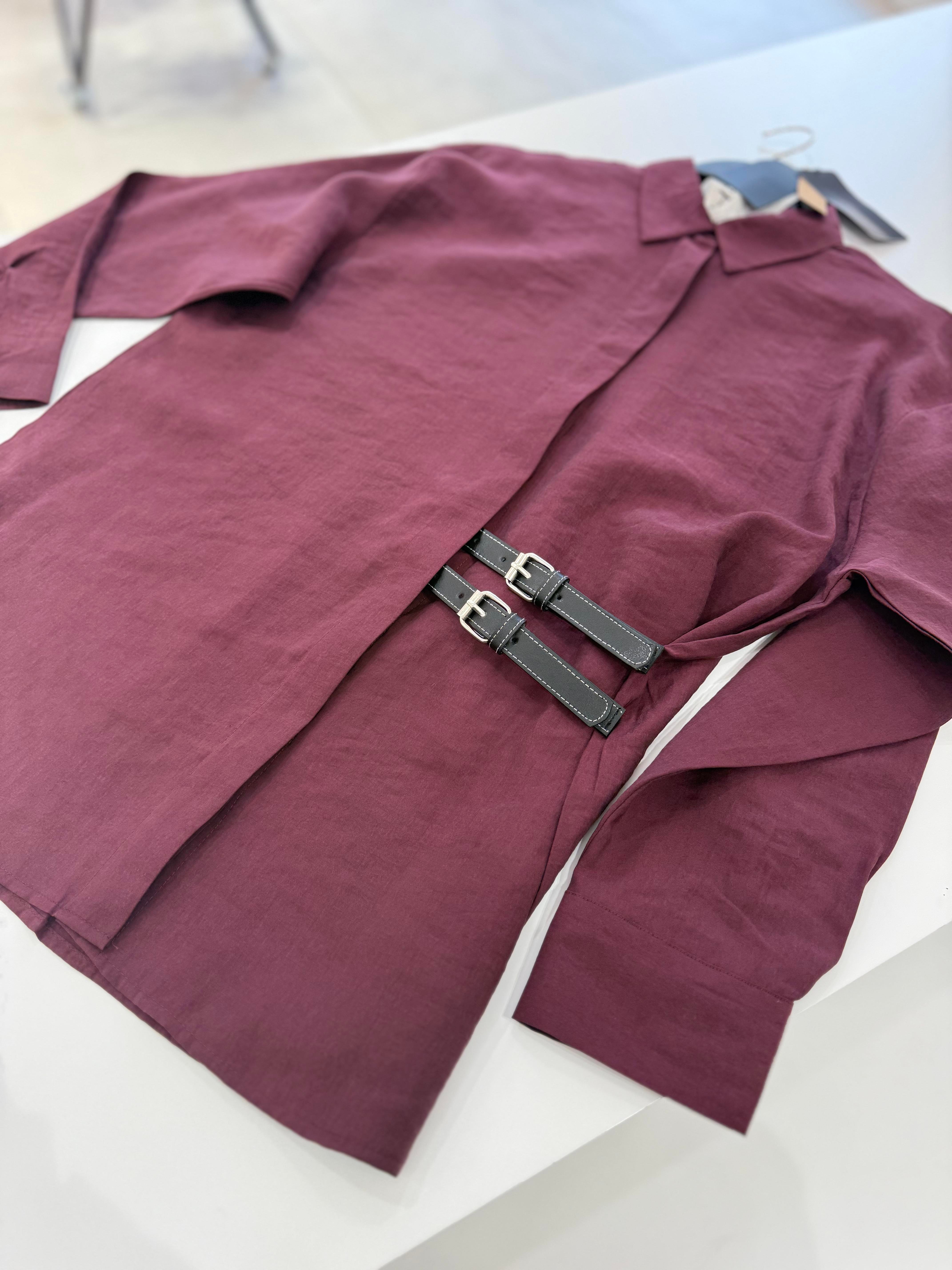 Linay Gömlek | Bordo