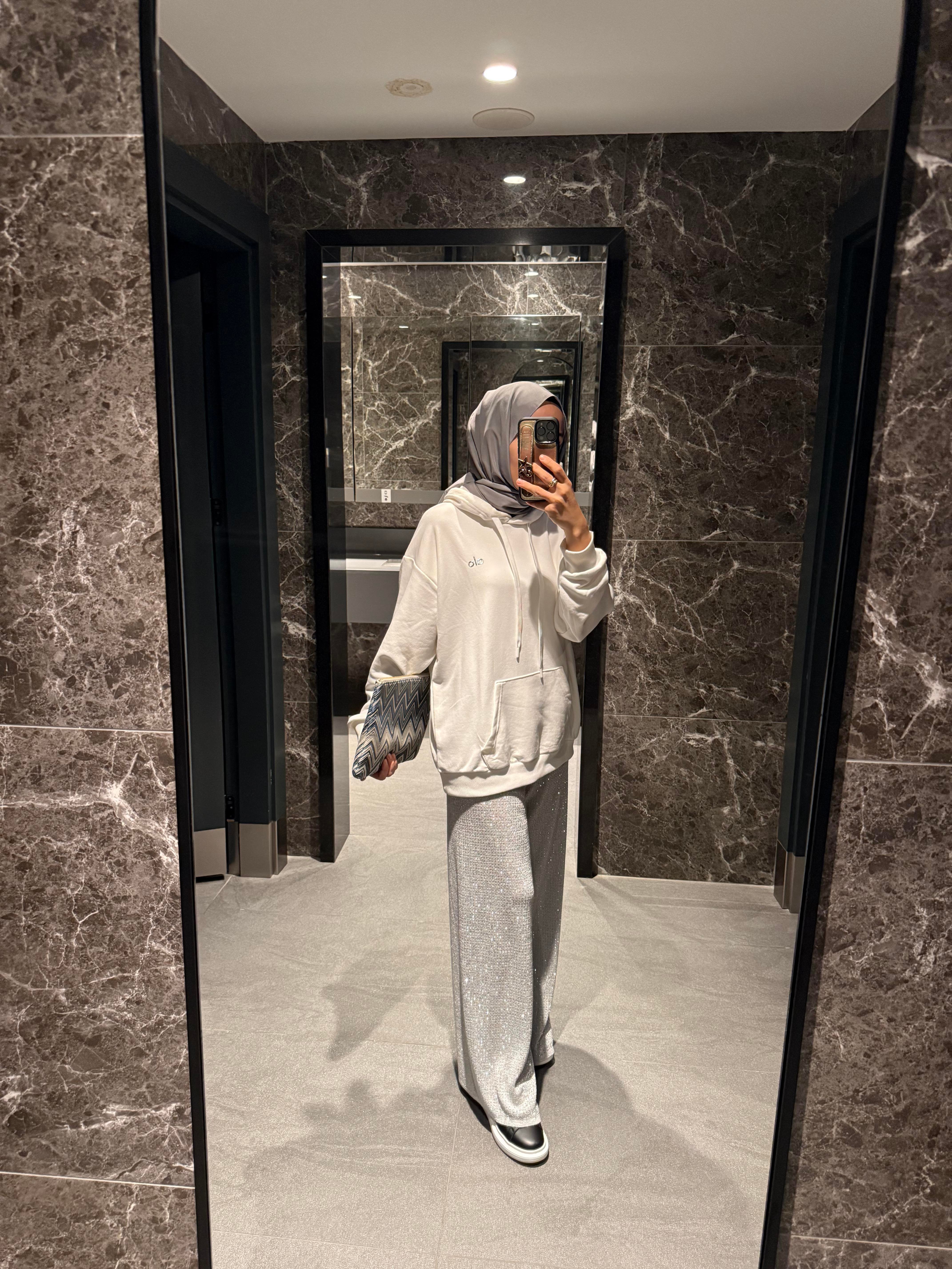 Marka Sweatshirt | Beyaz