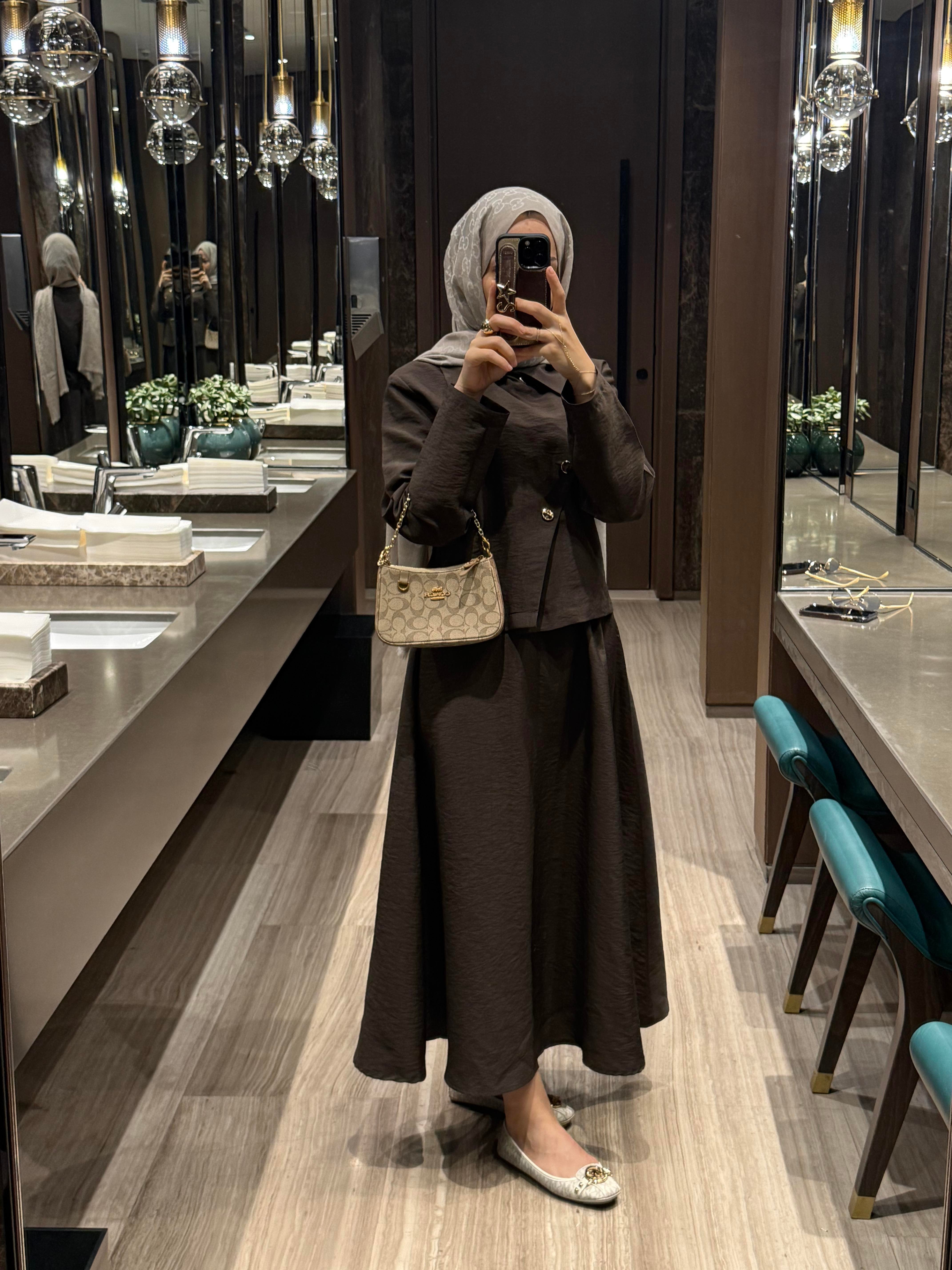 Milla Etekli Takım | Kahverengi