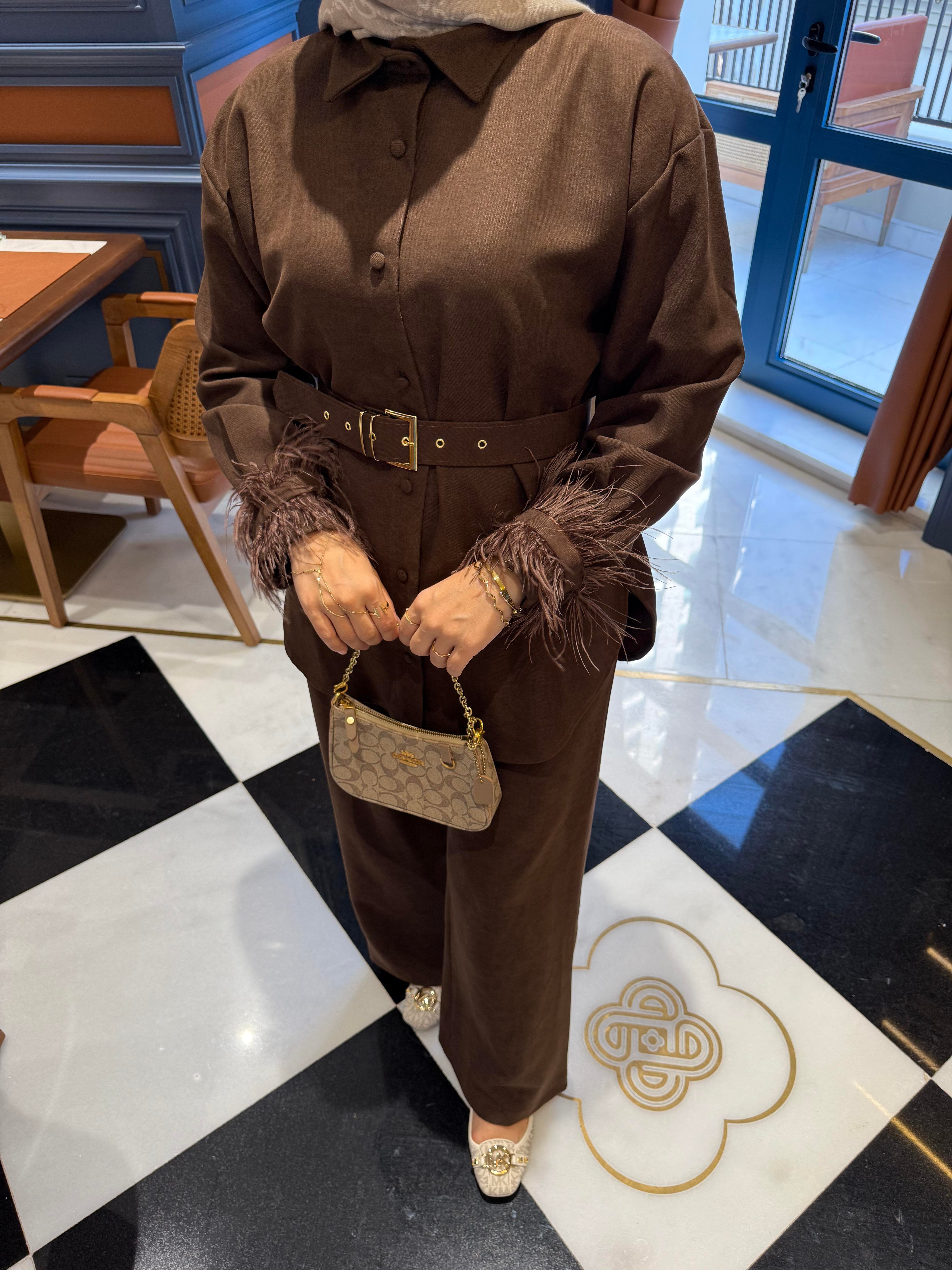 Otriş Lady Takım | Kahve