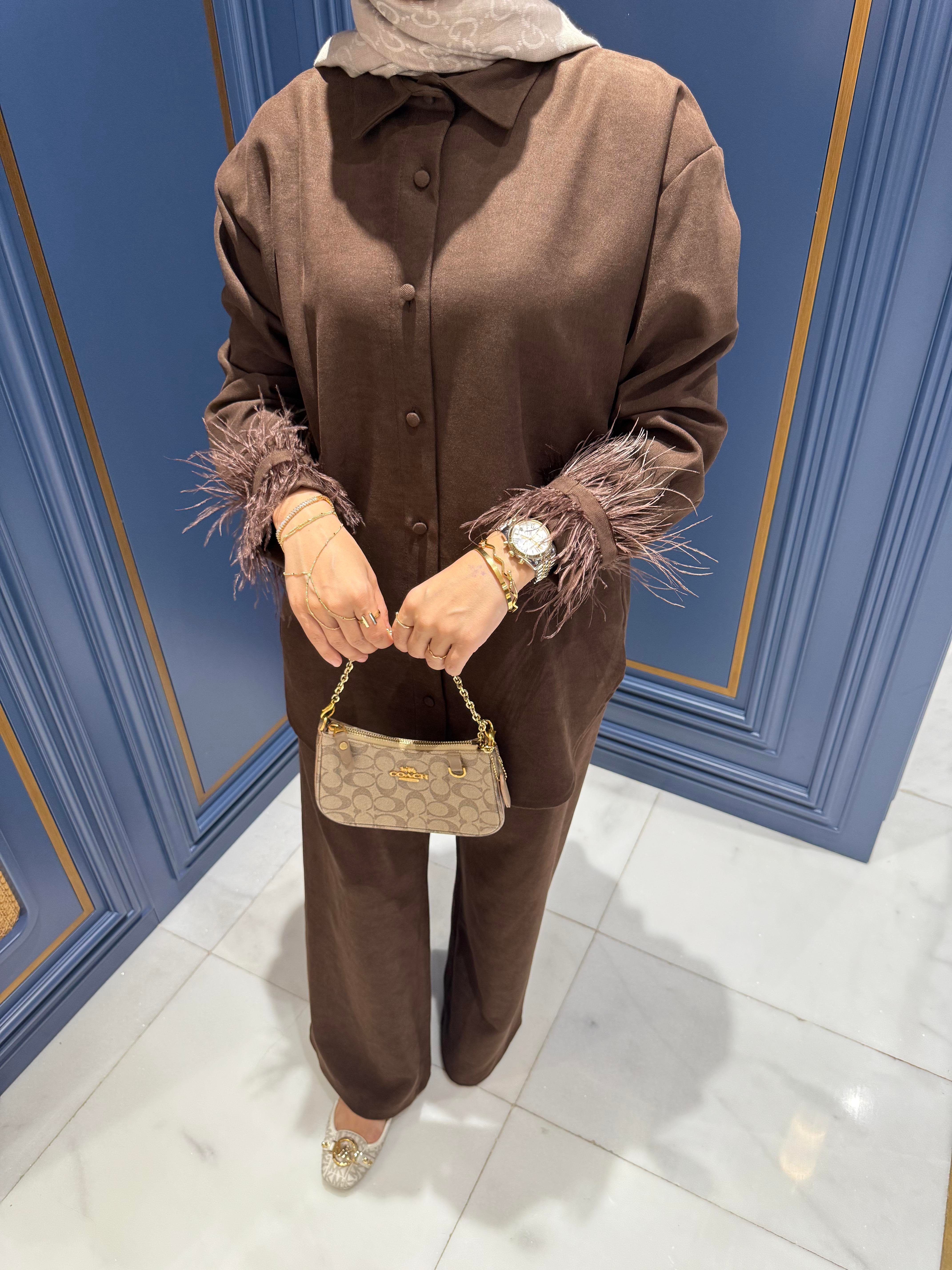 Otriş Lady Takım | Kahve