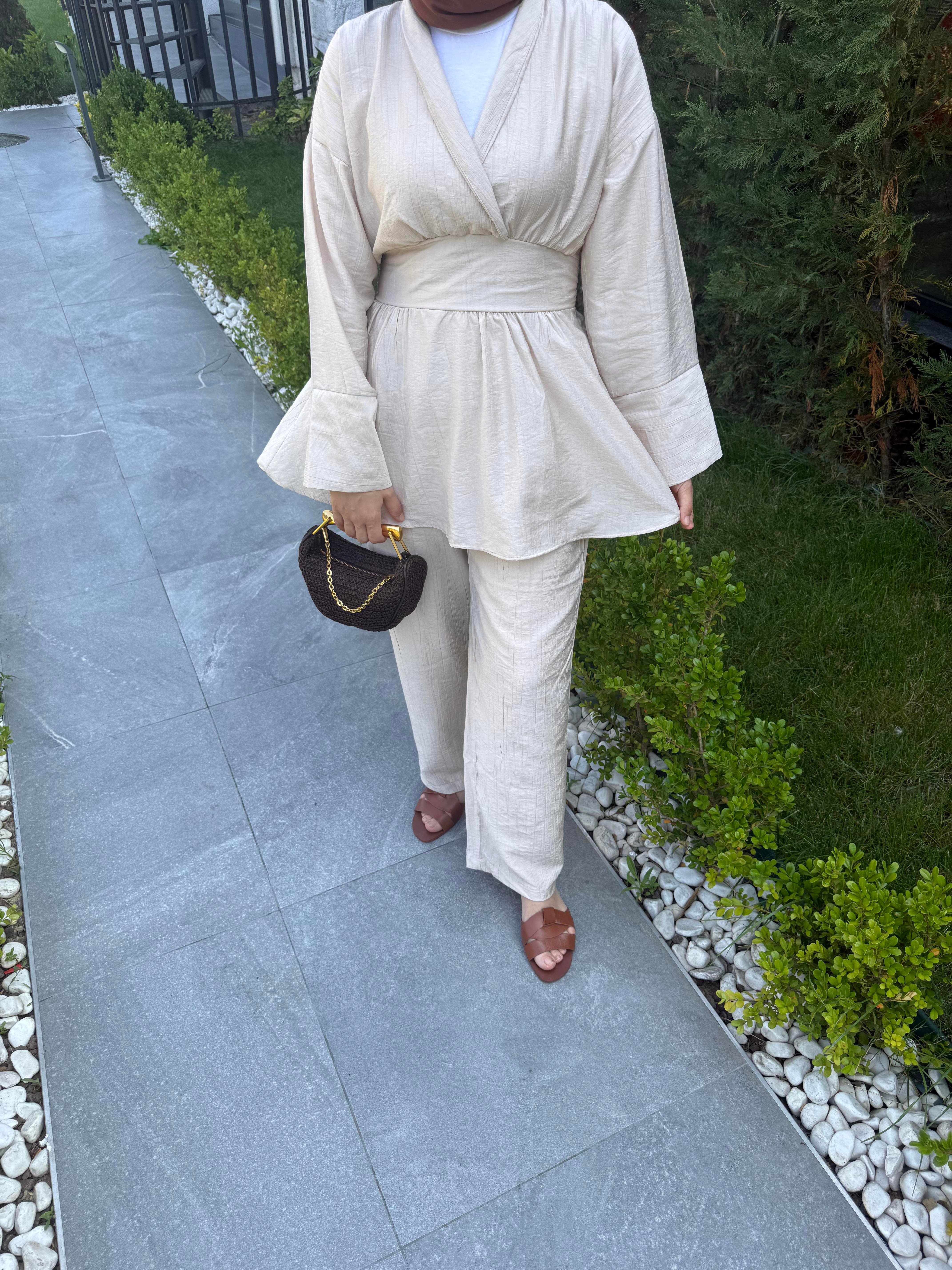 Sugar Takım Bej