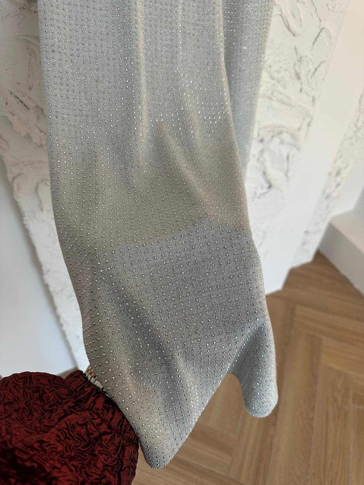 Taşlı Pantolon| Gri