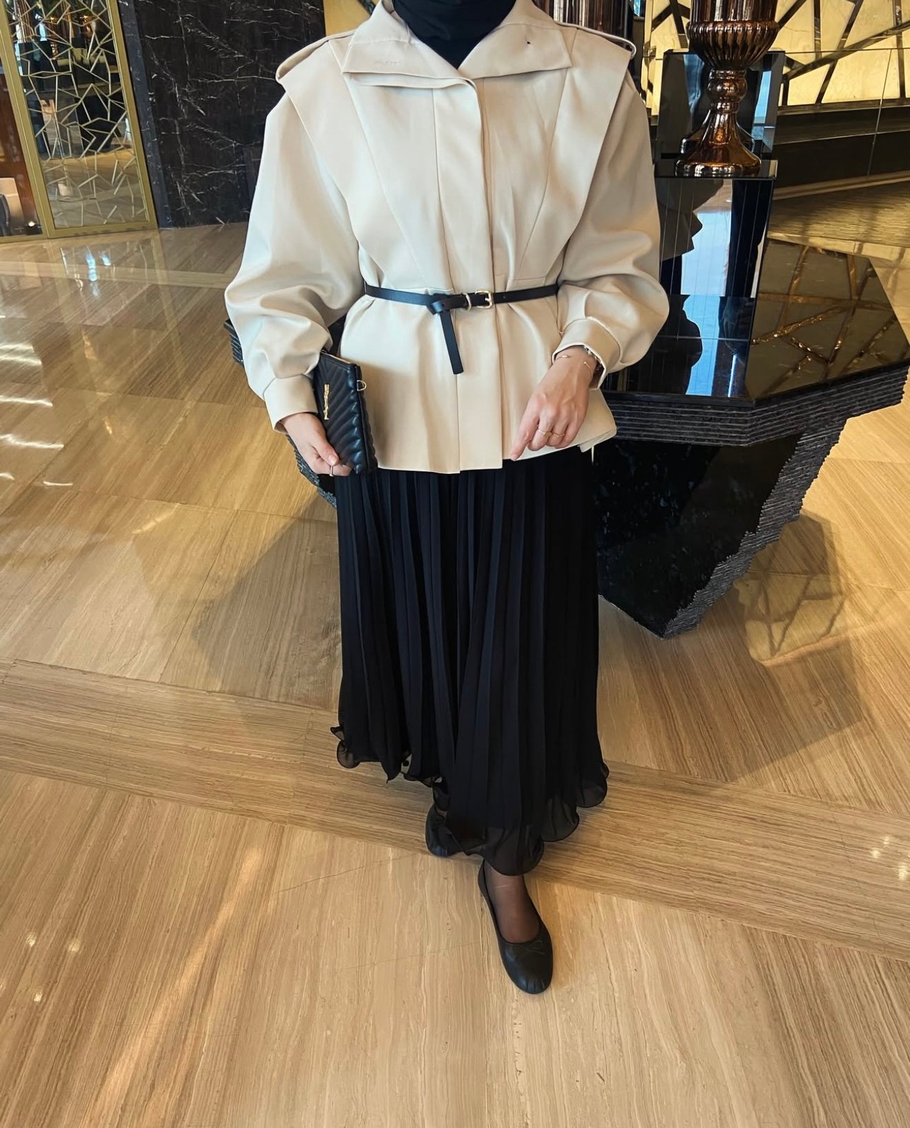 Violet Kemerli Ceket
