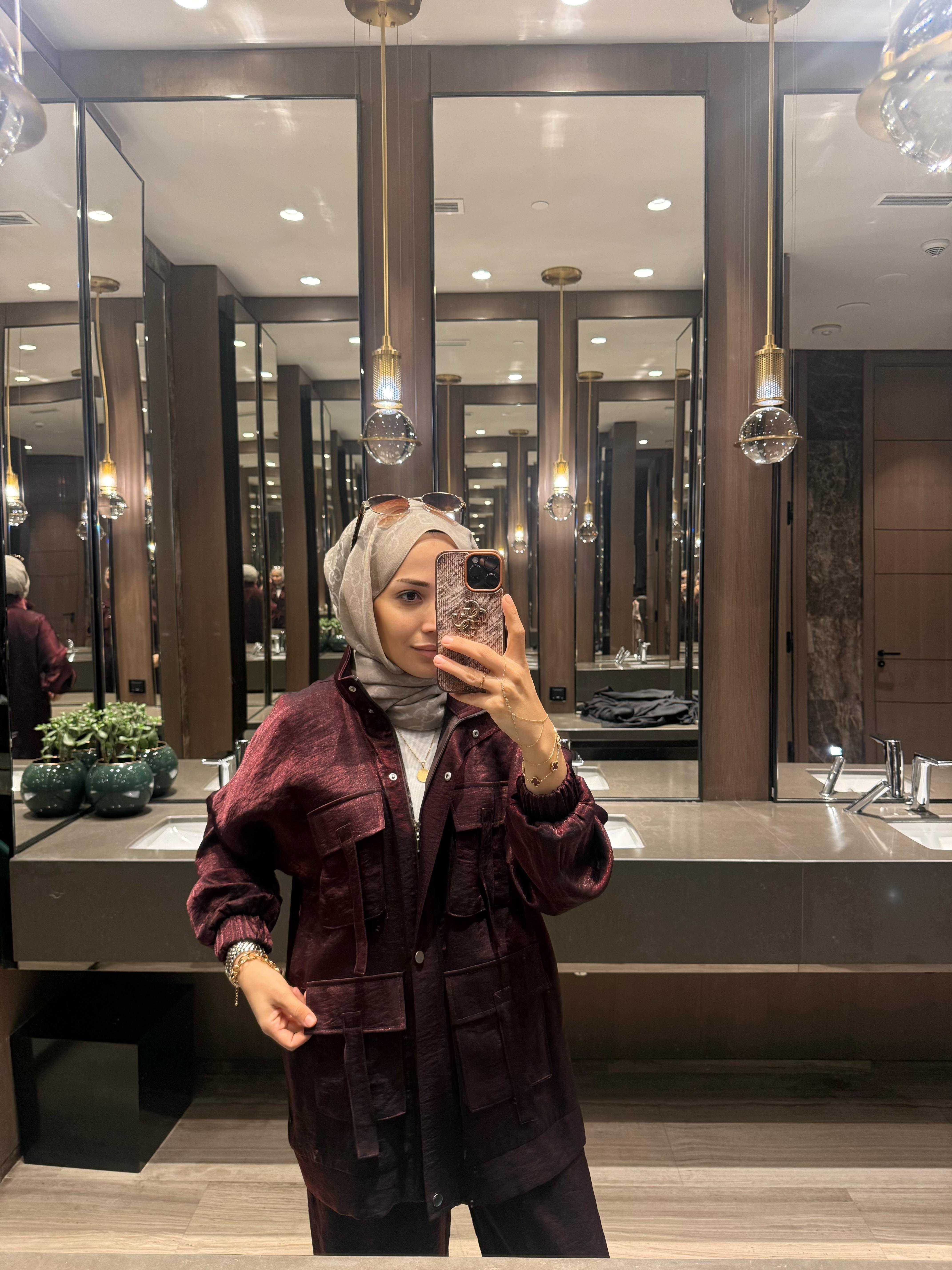 Zena ithal tasarım takım Bordo