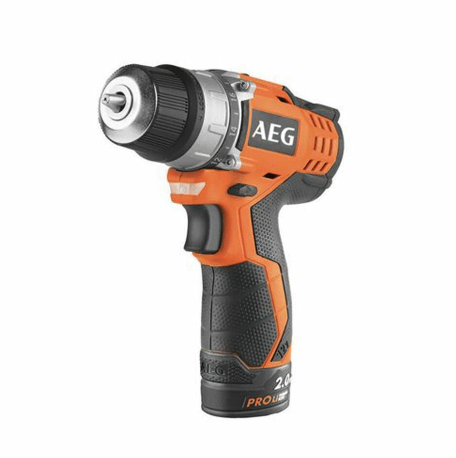 AEG BS 12 C2-Li 12V 2.0Ah Çift Akülü Profesyonel Matkap Vidalama (4935448465)