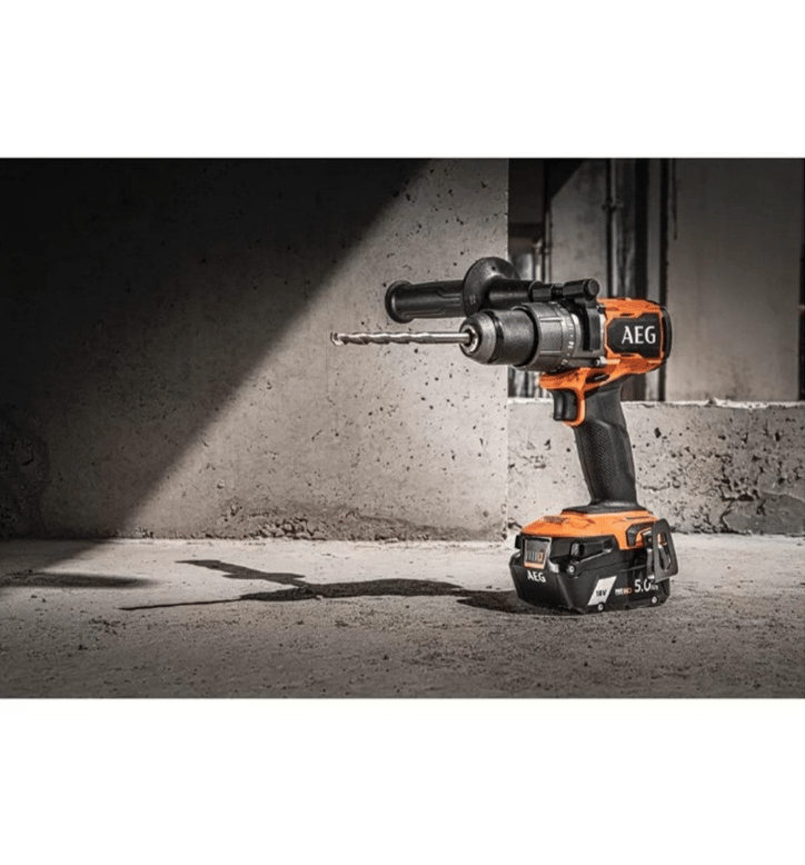 AEG BSB 18C3BL-502C 18V 5.0Ah Çift Akülü Kömürsüz Darbeli Matkap (T4935478939)