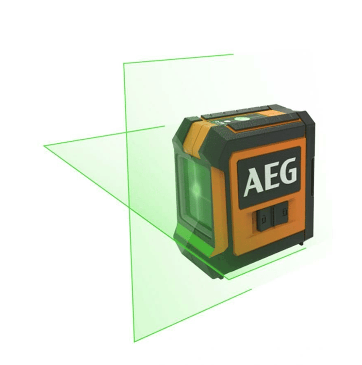 AEG CLG220-B 2 Çizgili Yeşil Lazer Hizalama (20 mt) - Profesyonel Parlak Yeşil Işınlı Nivelman