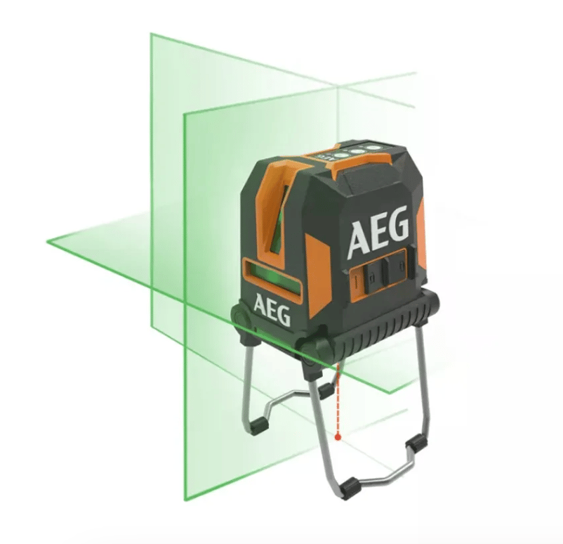 AEG CLG3-30K 3 Çizgili Lazer Hizalama ve Şakül - Profesyonel Manyetik Nivelman Seti