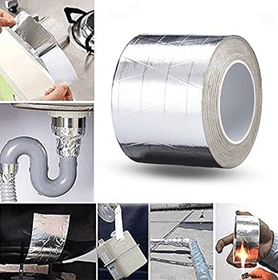 AKBANT Folyolu Bant 44 mm x 10 mt Alüminyum Kaplı Yalıtım Bandı
