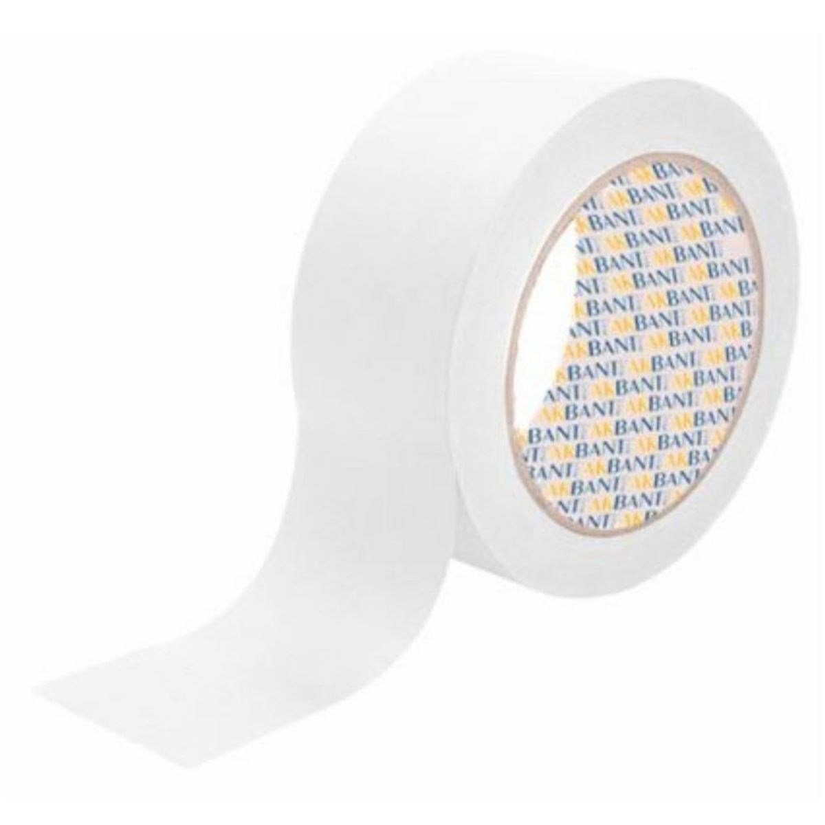 AKBANT Tamir Bandı Beyaz 48 mm x 10 mt - Profesyonel Bez Takviyeli Güçlü Duct Tape Su Yalıtım ve Yırtık Bandı