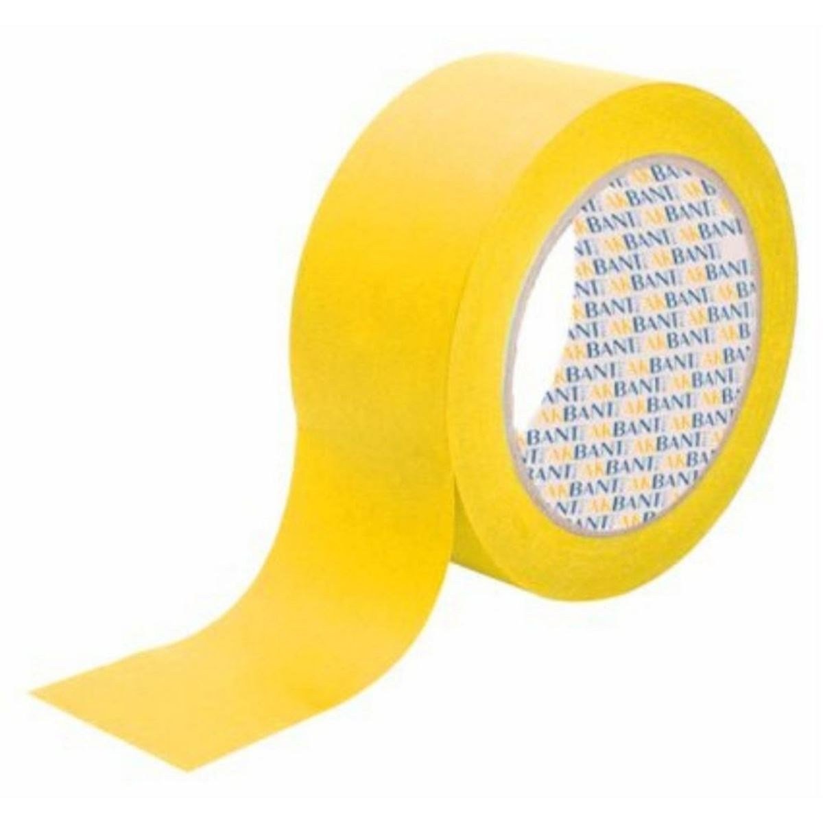 AKBANT Tamir Bandı Sarı 48 mm x 10 mt - Profesyonel Bez Takviyeli Güçlü Duct Tape Su Yalıtım ve Yırtık Bandı