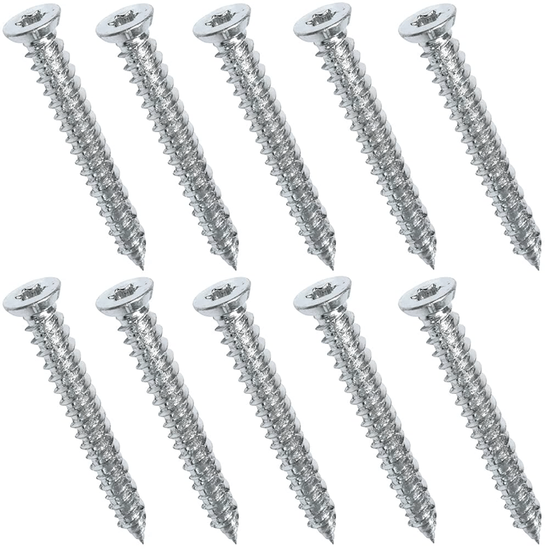 AKDENİZ Buldex Vida 7.5x100 mm 100'lü Paket - Profesyonel Çinko Kaplı Dübelsiz Beton Vidası, Yüksek Tork Mukavemetli Şantiye Tipi Havşalı Kasat Tipi Buldex Vida
