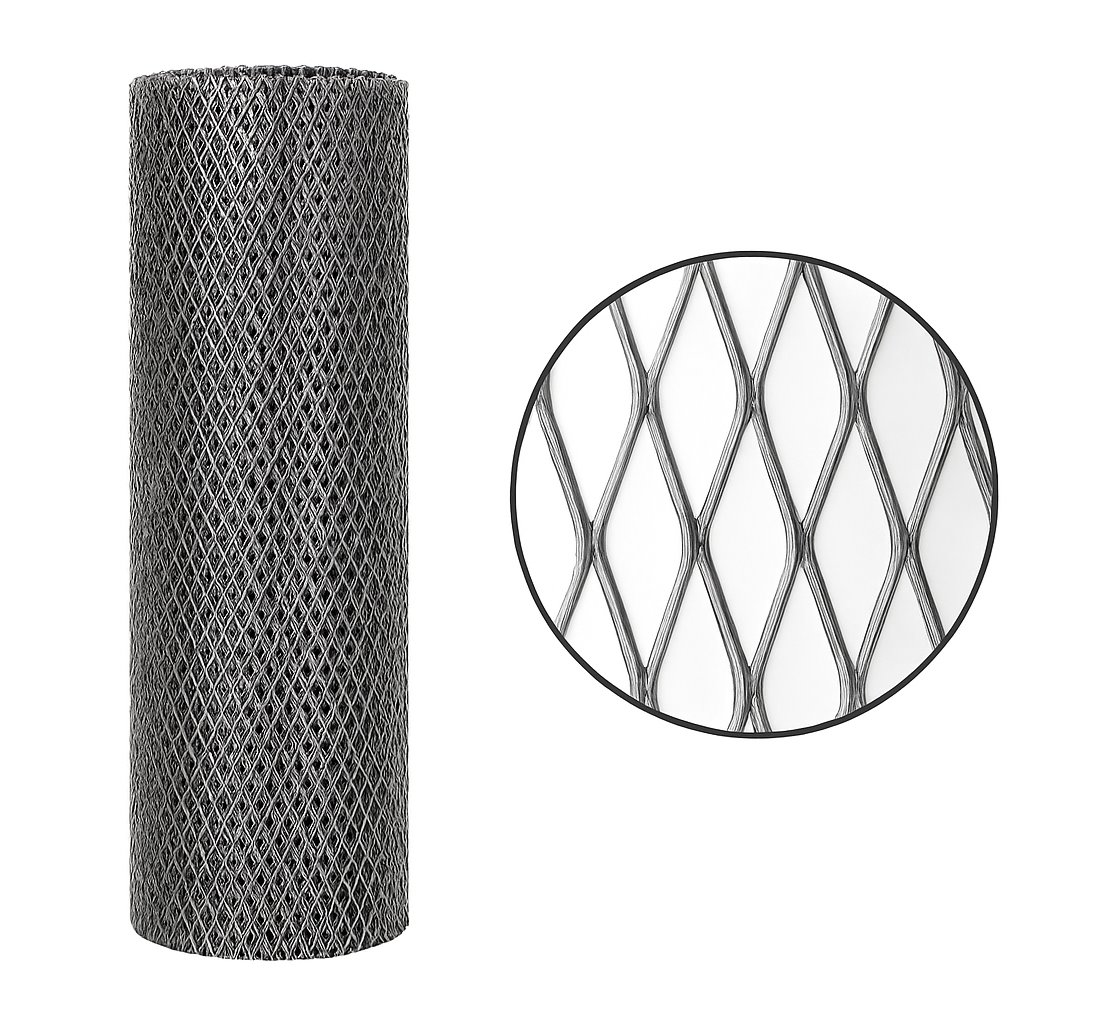 AKTEL Galvanizli Rabis Teli 50 mt × 100 cm - Profesyonel Sıva Altı Takviye Teli, Çatlamaz Sıva Örgüsü, Sıcak Daldırma Galvanizli Tel Kafes Cam Ahşap Rabis