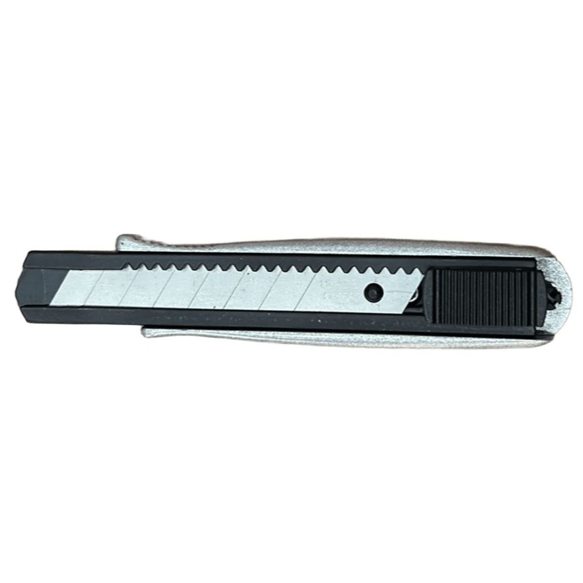ARSTECH ARS100203 Metal Gövdeli Maket Bıçağı 18 MM (118M) - Endüstriyel Ağır Hizmet Tipi Emniyetli Kilitli Falçata
