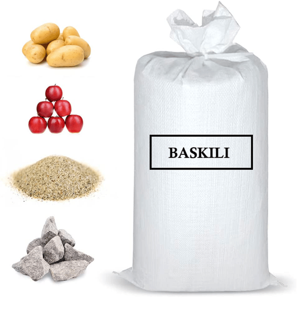 ARSTECH Baskılı Çuval Lamineli PP 50×80 cm - Endüstriyel Neme Dayanıklı Sızdırmaz Polipropilen Çuval