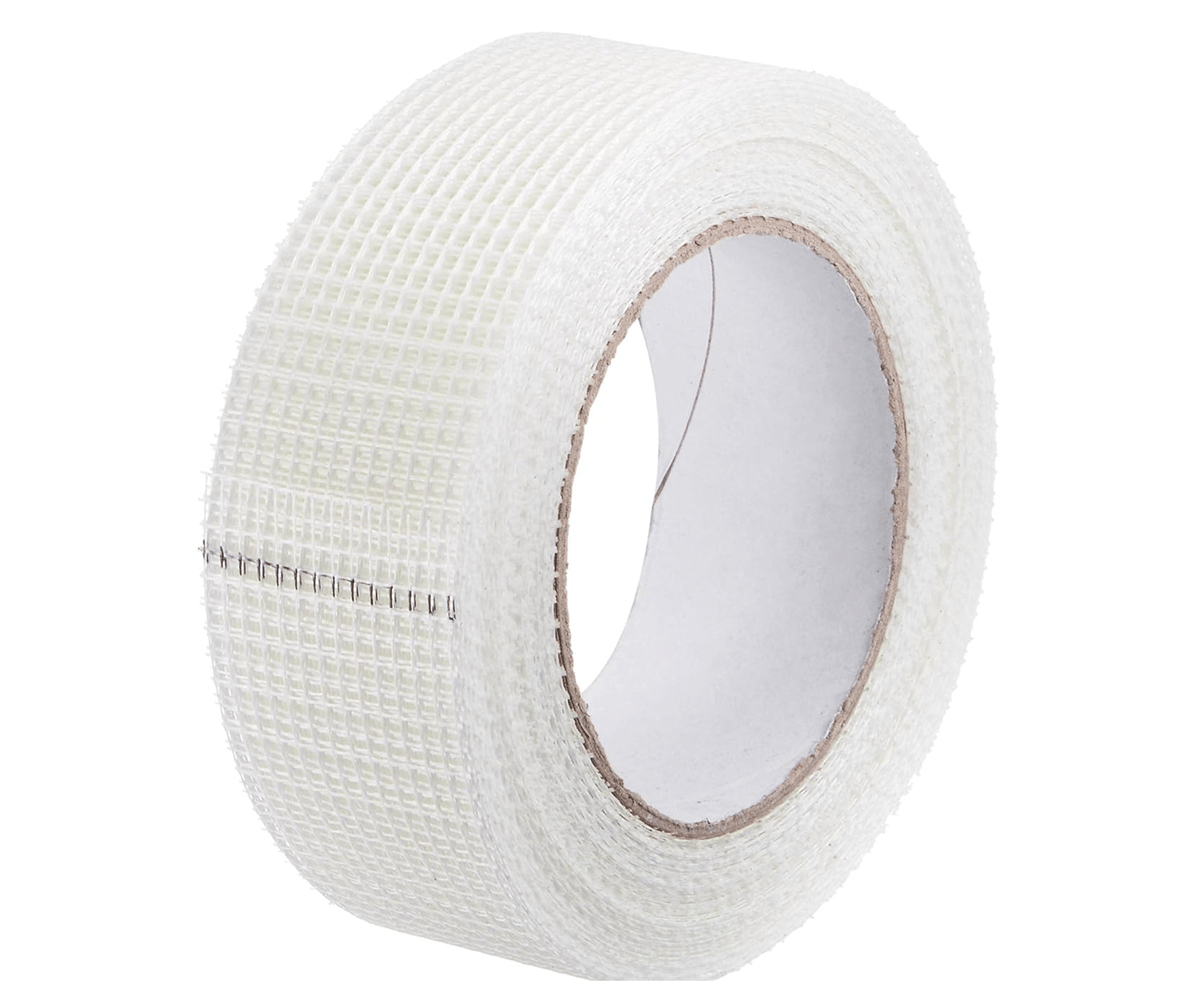 ARSTECH Derz Bandı 100 mm x 90 mt - Profesyonel Kendinden Yapışkanlı Fileli Alçıpan Çatlak Önleyici File Bant