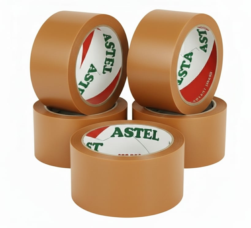 ASTEL Koli Bandı Kahve Renk 45 mm x 100 mt - Profesyonel Güçlü Ambalaj ve Paketleme Bandı