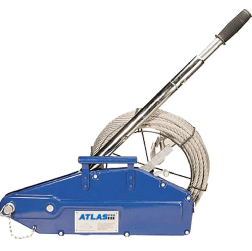 ATLAS 0.8 Ton 20 Metre Trifor (Halatlı Çektirme) - Profesyonel Manuel Çelik Halatlı Vinç, Çektirme Ve Kaldırma Ekipmanı