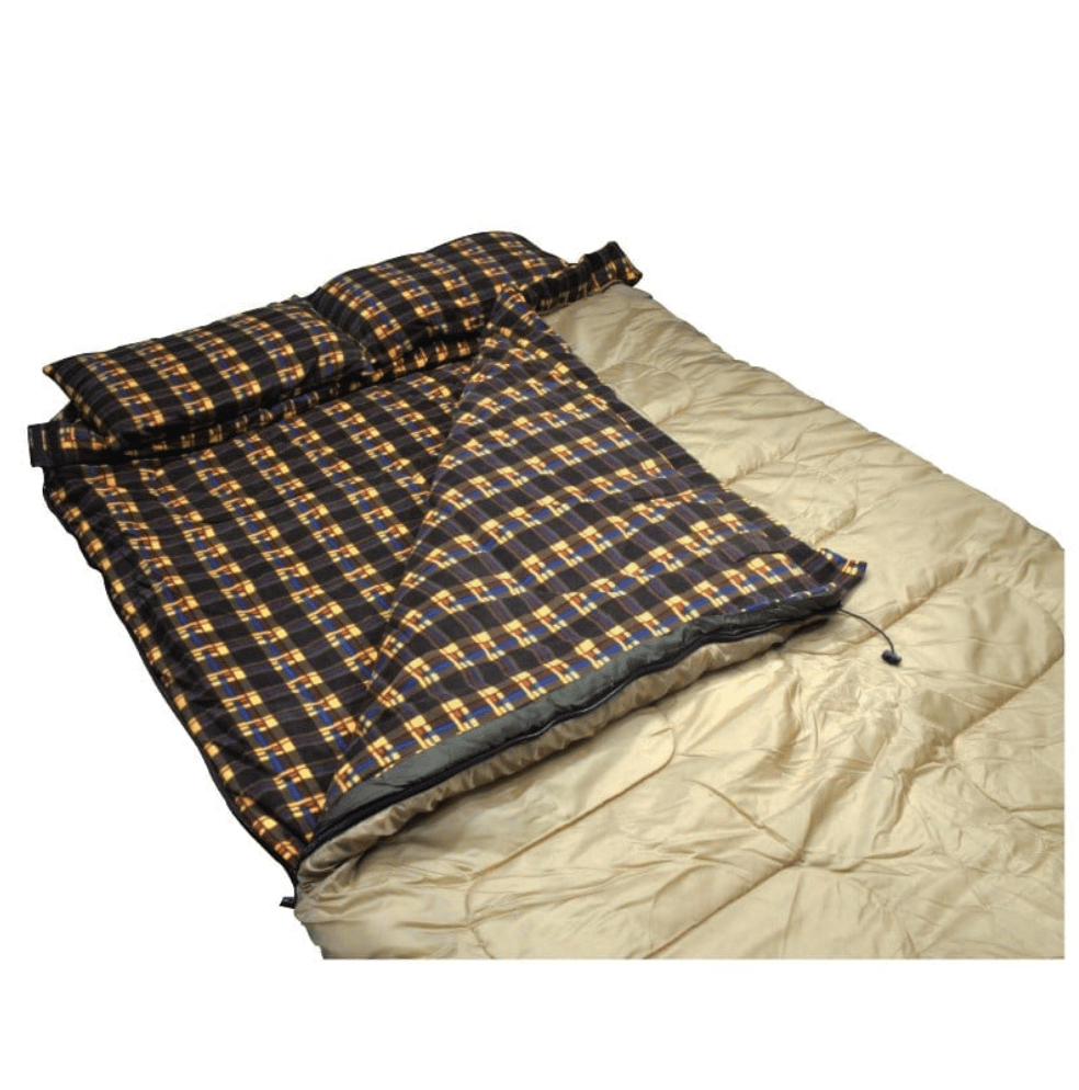 CAMPOUT Çift Kişilik Winter Comfort Uyku Tulumu - Kışlık Termal Çift Kişilik Kamp Tulumu ve Outdoor Uyku Seti