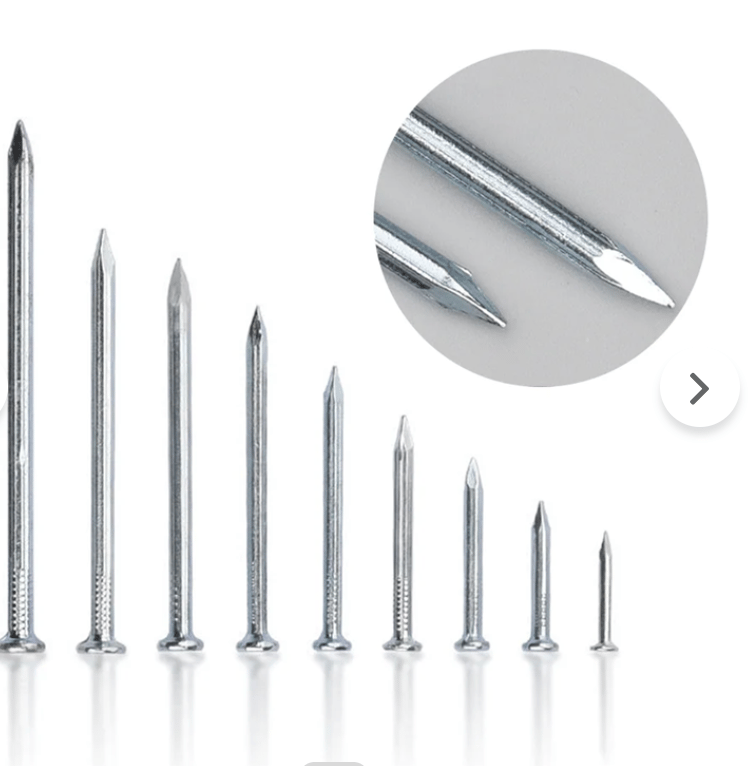 ÇELİKSAN Beyaz Kaplama Oluklu Çelik Çivi 4x40 mm - Profesyonel Sertleştirilmiş Duvar ve Beton Çivisi