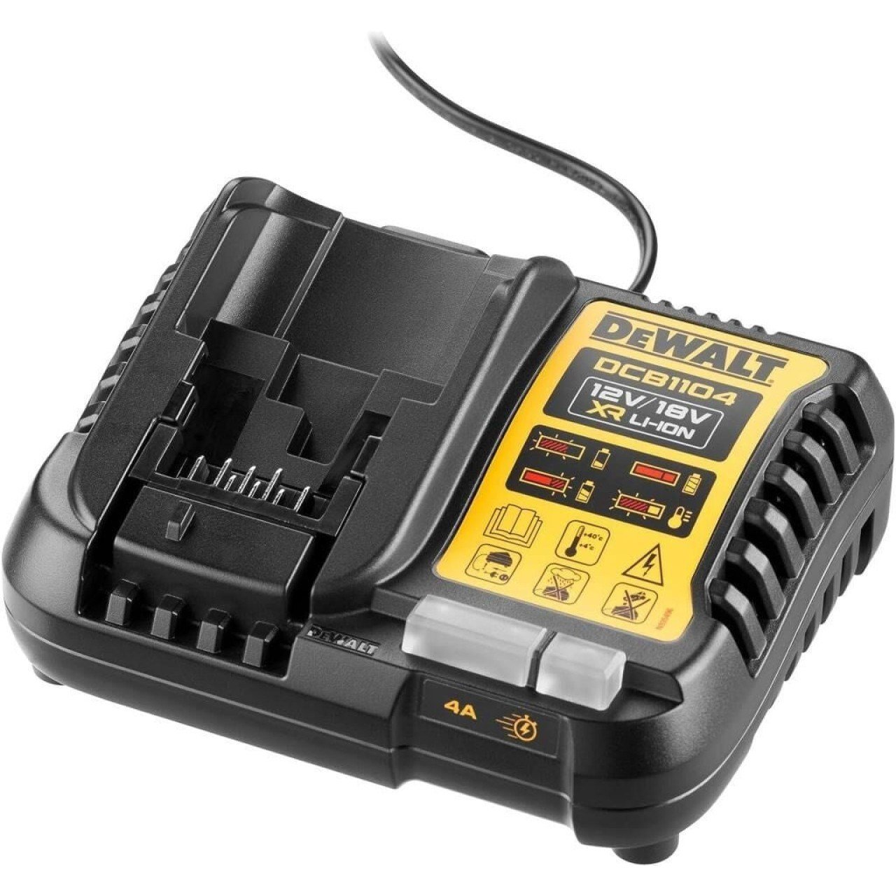 DEWALT 18V XR Li-Ion Akü Şarj Cihazı - Profesyonel Akıllı Çoklu Voltaj Hızlı Şarj İstasyonu