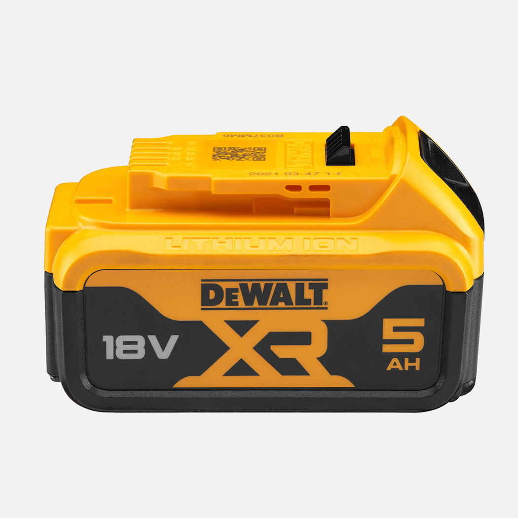 DEWALT DCB184 18V 5.0 Ah XR Li-Ion Akü - Profesyonel Yüksek Kapasiteli Şarjlı Matkap Bataryası